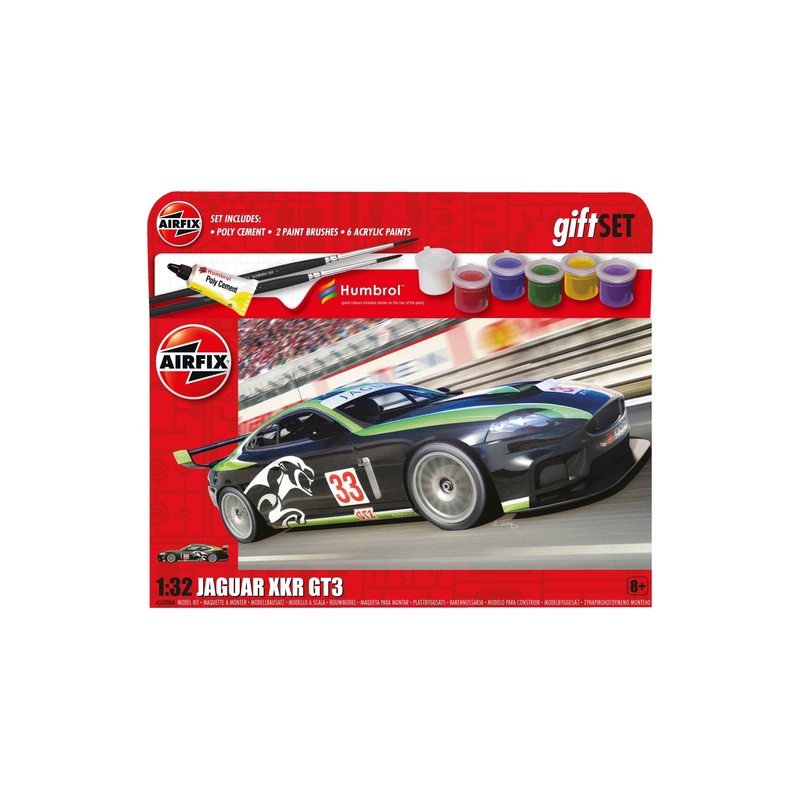 AIRFIX A55306A Gift Set – Jaguar XKR GT3  1/32  KIT