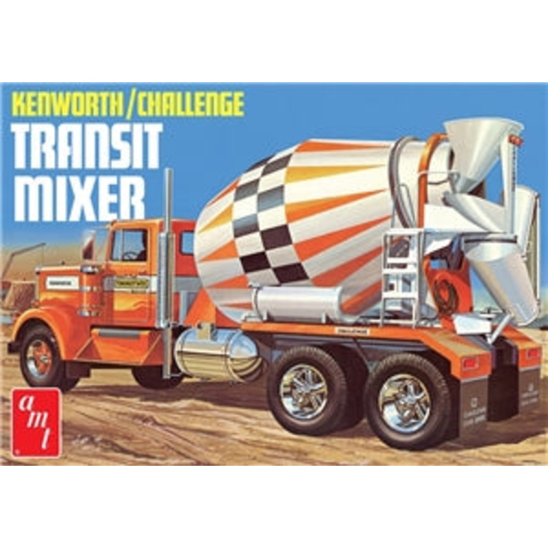 AMT1215/06 Kenworth Challenge Transit Cement Mixer  Model Kit 1/25 SCALE