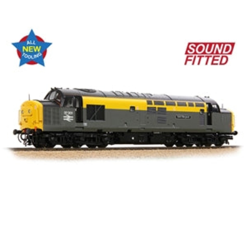 BACHMANN  35-308SF Sound Fitted  Class 37/0 Centre Headcode 37201 ‘St. Margaret’ BR Eng. Grey & Yellow