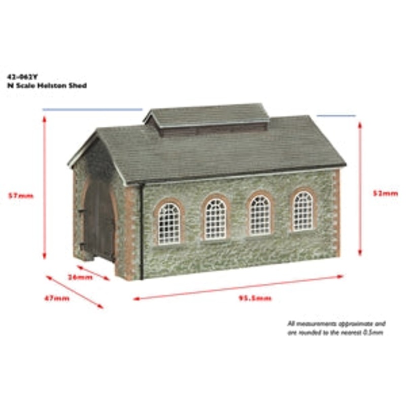 GRAHAM FARISH  SCENECRAFT 42-062Y Helston Engine Shed