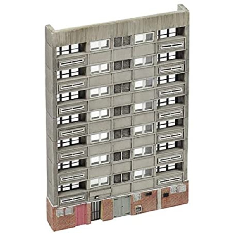 GRAHAM FARISH  SCENECRAFT 42-212 LOW RELIEF BLOCK OF FLATS