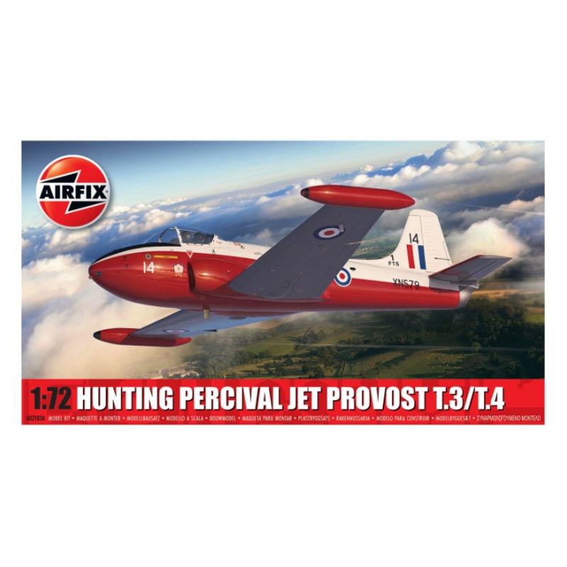 AIRFIX A02103A HUNTING PERCIVAL JET PROVOST T.3/T.4 1:72 SCALE