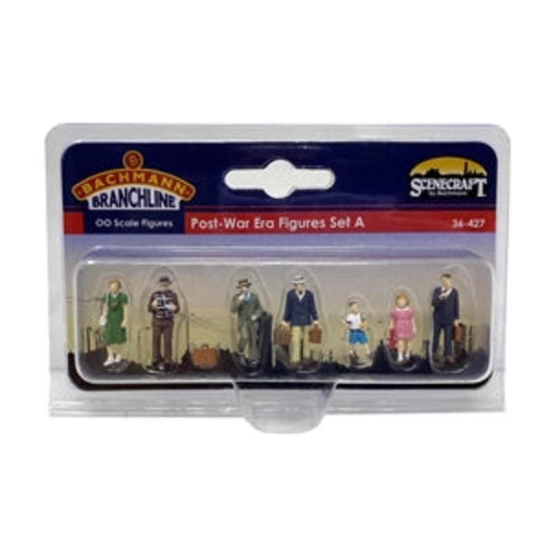 BACHMANN 36-427 Post-War Era Figures Set A  OO SCALE FIGURES