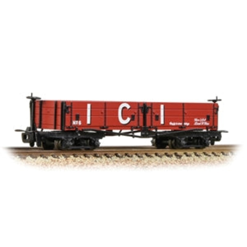 BACHMANN 393-056 D CLASS OPEN BOGIE WAGON ICI RED OO9 SCALE