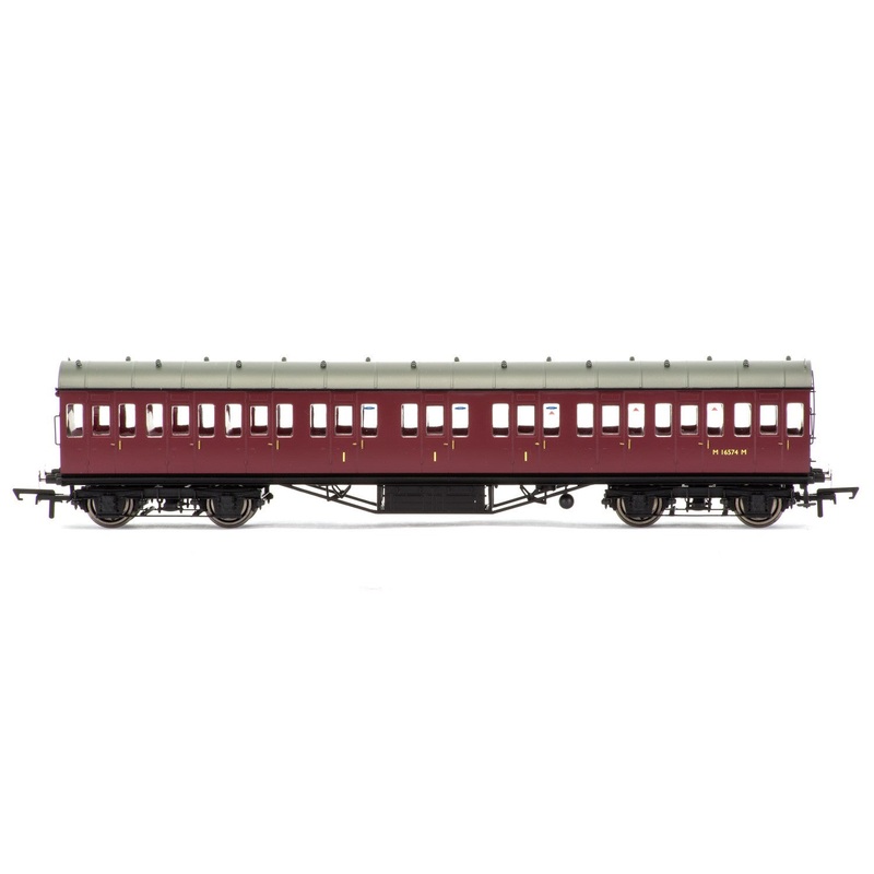 Hornby R4689 BR  57′ Stanier Non-Corridor Composite  M16574M – Era 5