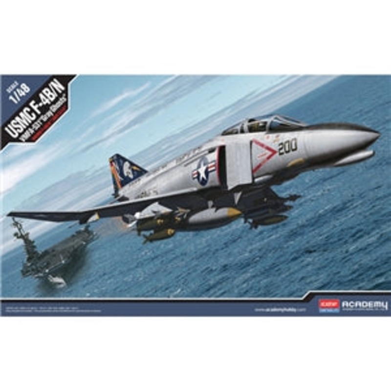 ACADEMY 12315 USMC F-4B/N PHANTOM GREY GHOST 1/48 SCALE