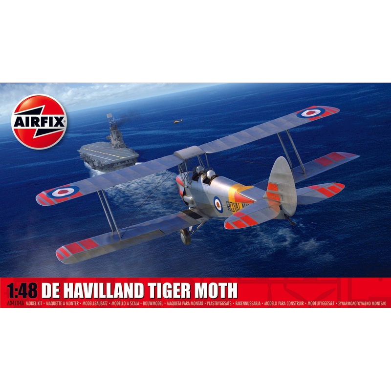 AIRFIX  A04104A de Havilland Tiger Moth  1:48 Scale
