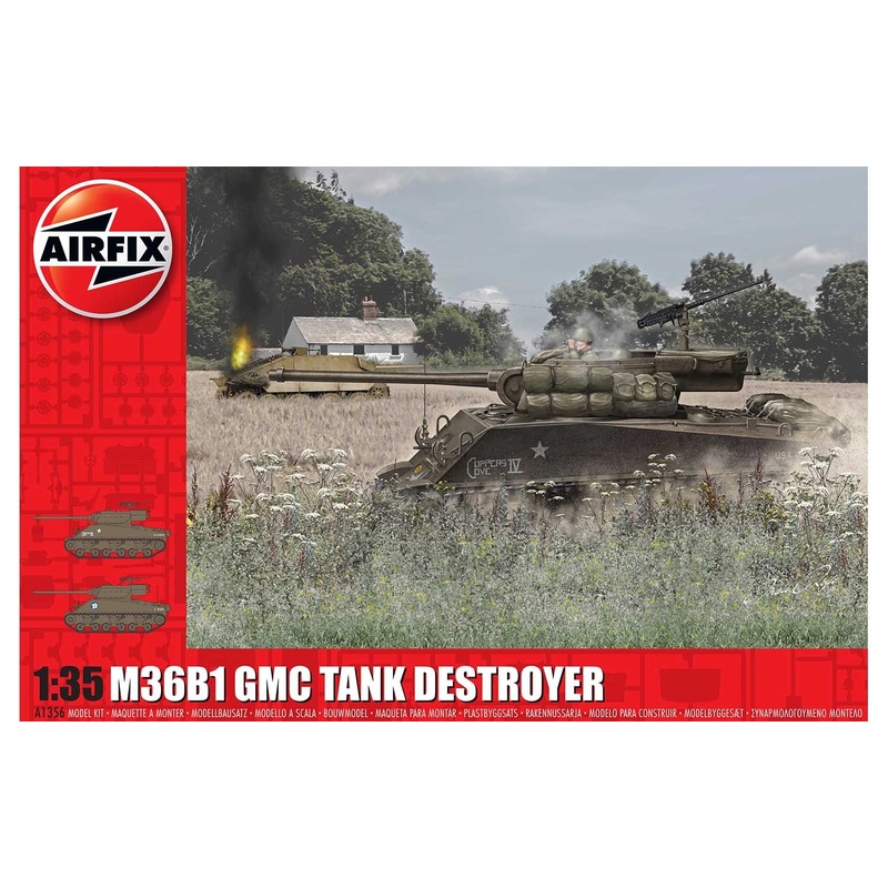 Airfix A1356 M36B1 GMC (U.S. Army) 1:35 Scale