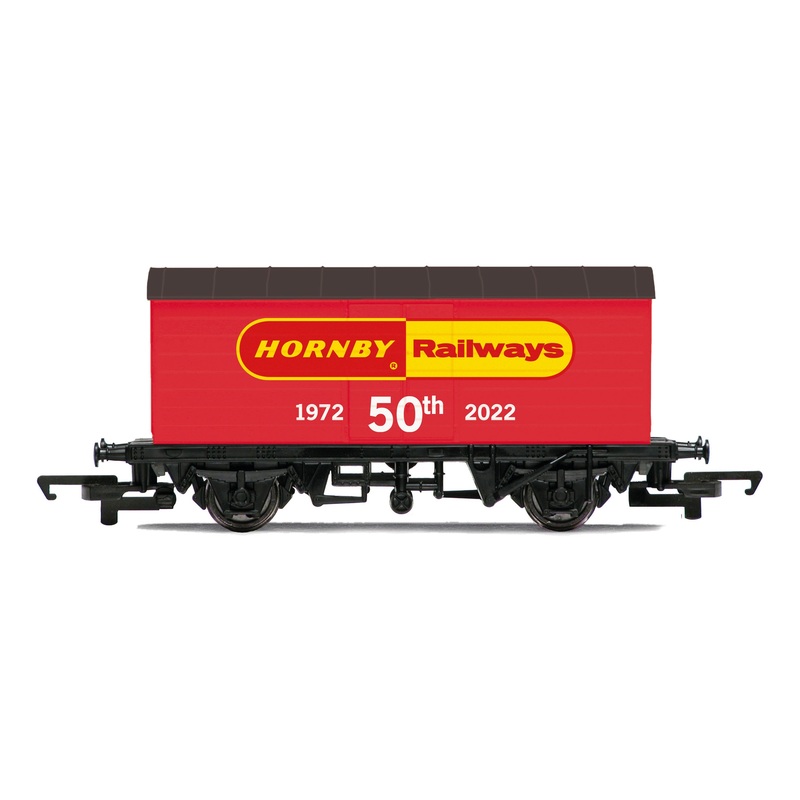 HORNBY R60086  HORNBY 50TH ANNIVERSARY BOX VAN WAGON