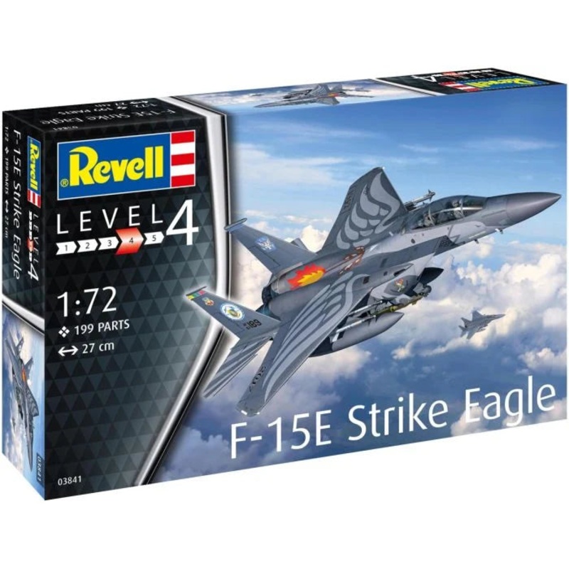REVELL 3841 F-15E STRIKE EAGLE KIT 1:72 SCALE