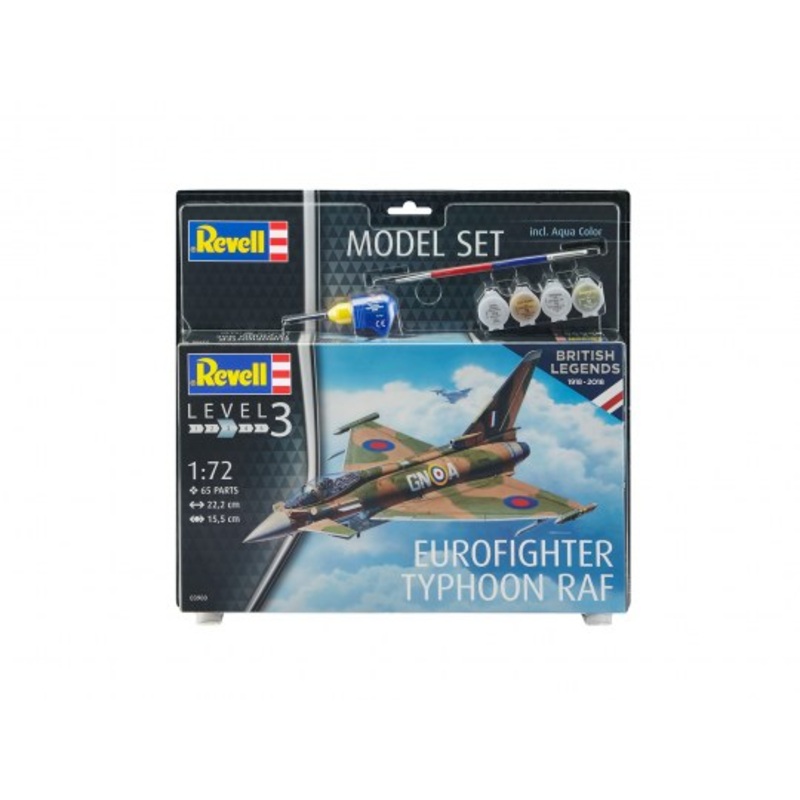 Revell 63900 Model Set – British Legends: Eurofighter Typhoon RAF