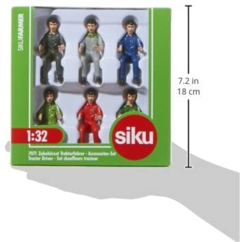 SIKU 7071 TRACTOR DRIVER ACCESSORIES SET 1:32 SCALE