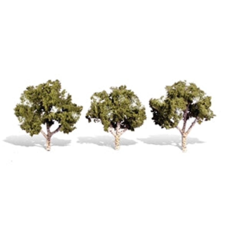 WOODLAND SCENICS TR3535 WATERS EDGE TREES 3 PACK  4 in – 5 in