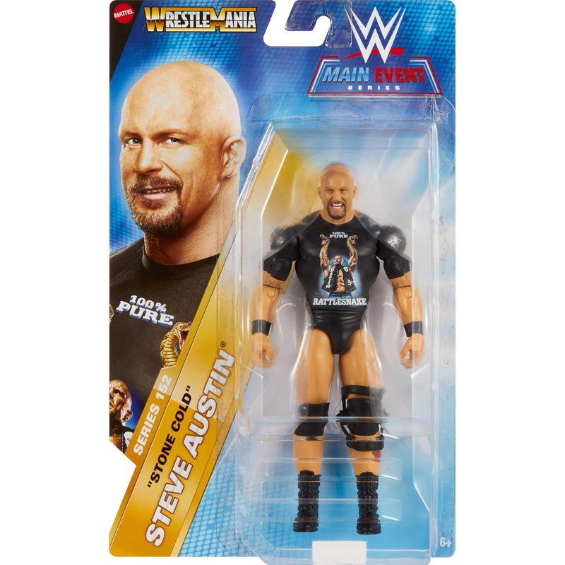 WWE JCV32 STONE COLD STEVE AUSTIN ACTION FIGURE