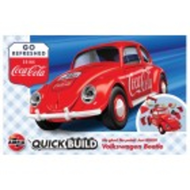 AIRFIX J6048  QUICK BUILD VOLKSWAGEN BEETLE COCA COLA