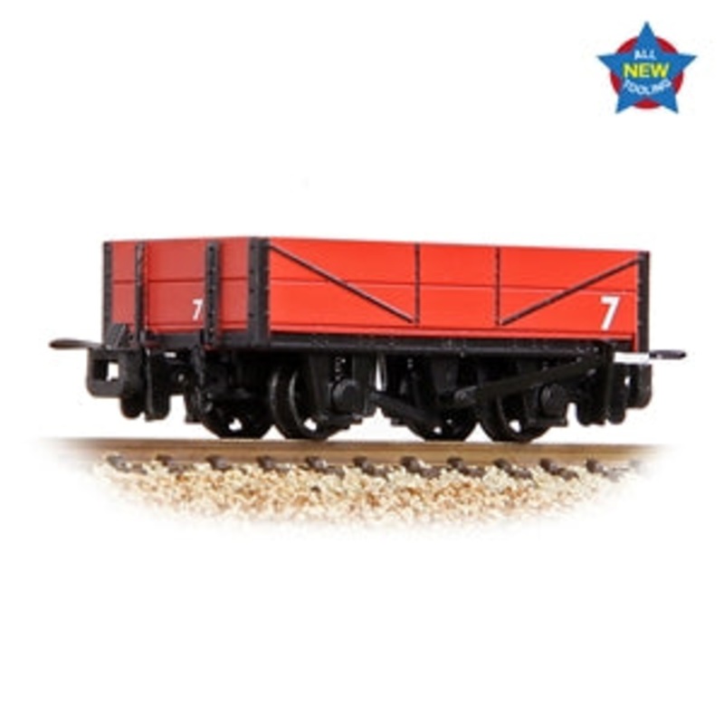 BACHMANN 393-151 RNAD Rebuilt Open Wagon Welsh Highland Railway Red  OO9 SCALE